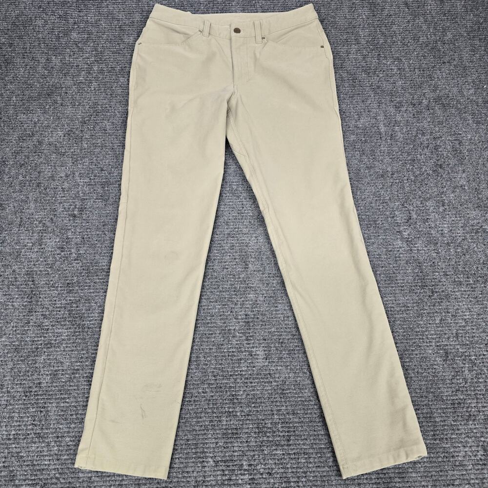 Lululemon ABC Pant Slim 30x31 Beige Khaki Utilitech Men's 5 Pocket Pants